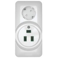 Розетка двухпостовая Schneider Electric Прима белая